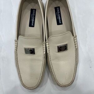 Dolce & Gabbana Men's Cream Loafers